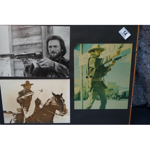 14 - Framed Clint Eastwood Film Stills