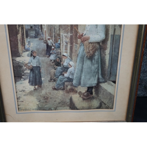 21 - Framed Stanhope Forbes Peint