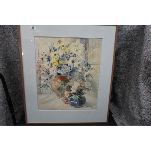 24 - Helen Dorothy Copsey-Still Life Watercolor Painting