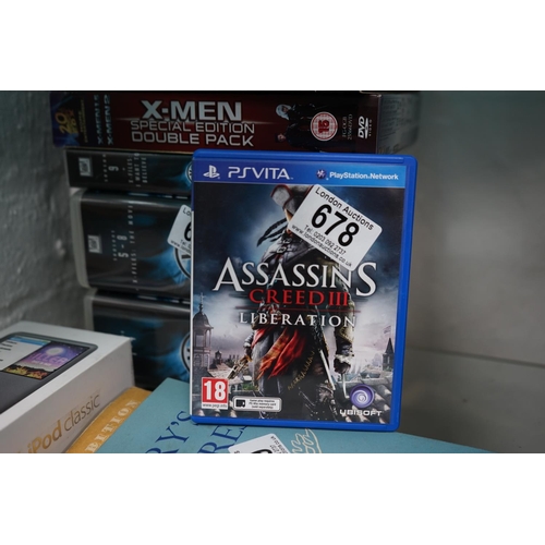 514 - Assasins Creed III Liberation PS Vita Game