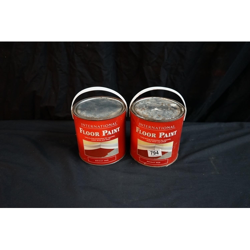 518 - 2 Tins of Floor Paint