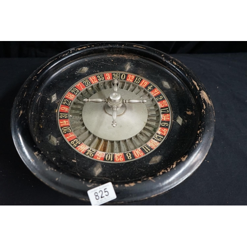 555 - Vintage French Roulette Wheel