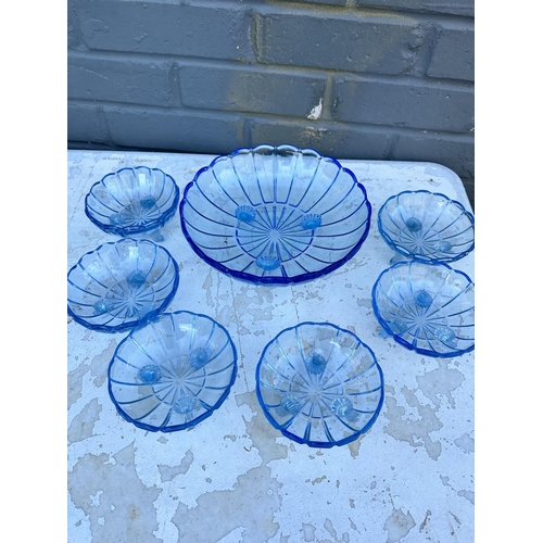 560 - Good Lot of Blue Glass