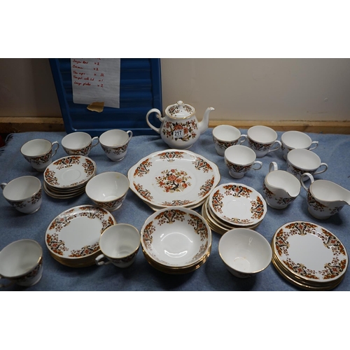 217 - Large Colclough Royale Tea Set