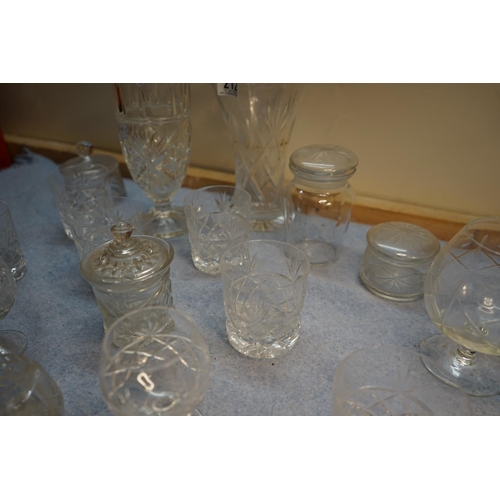 212 - Good Collection of Royal Brierley Crystal