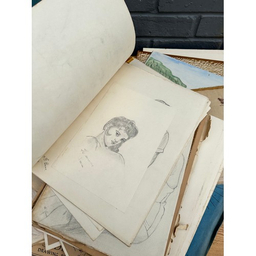 255 - Large Collection of Drawings and Sketch Books of Models 1960s-Photos don't show every drawing. Loads... 