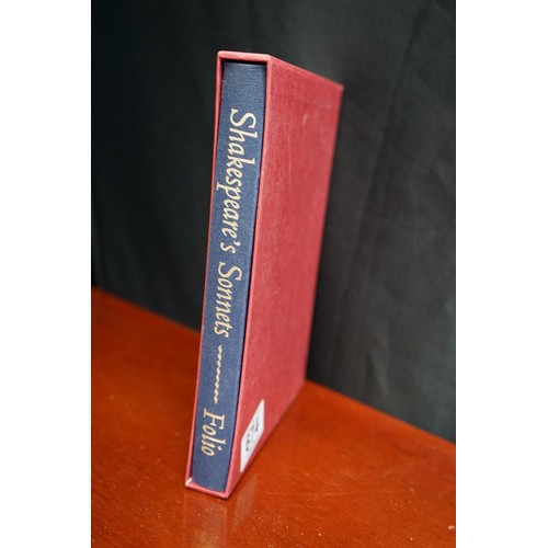 20 - Shakespeare's Sonnets Folio Society H/b book in slipcase