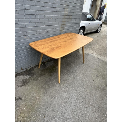 38 - Ercol Windsor Elm Plank Dining Table