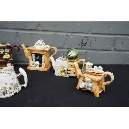 771 - Good Collection of Portmeirion Novelty Teapots