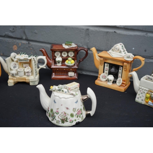 771 - Good Collection of Portmeirion Novelty Teapots