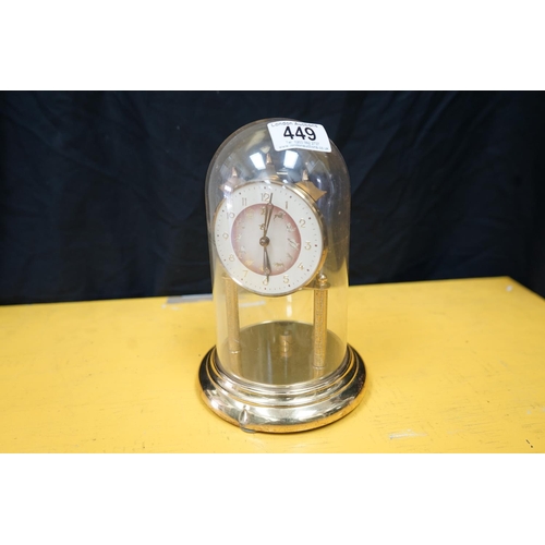 449 - Vintage S Haller Dome Clock