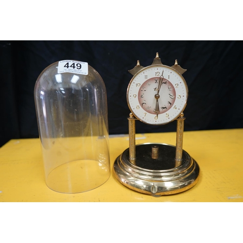 449 - Vintage S Haller Dome Clock