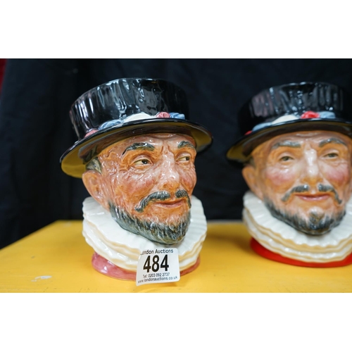 484 - Lot of Royal Doulton Character Jugs