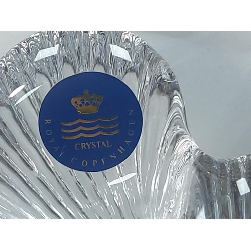 124 - Royal Copenhagen Crystal Shell Dish