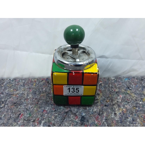 135 - Vintage Rubix Cube Ashtray