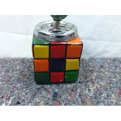 135 - Vintage Rubix Cube Ashtray