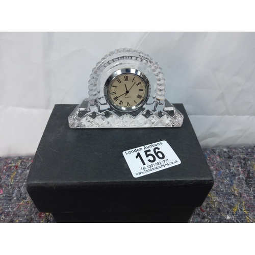 156 - Crystal Clock with Japanese Movement