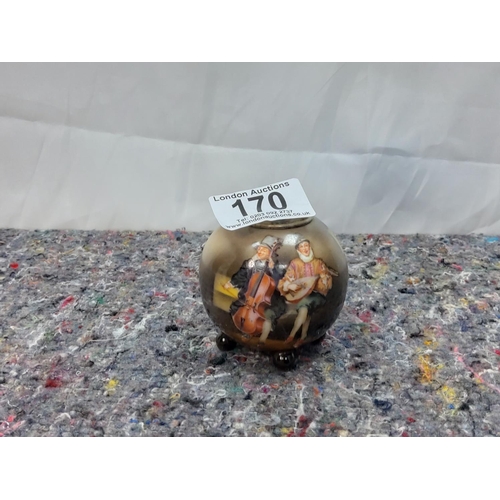 170 - Small Silver Rim Bayreuth Pot