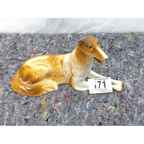 171 - Vintage Royal Dux Greyhound Figurine