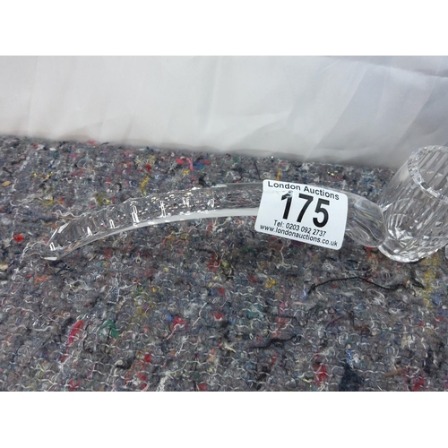 175 - Pair of Vintage Decorative Crystal Pipes