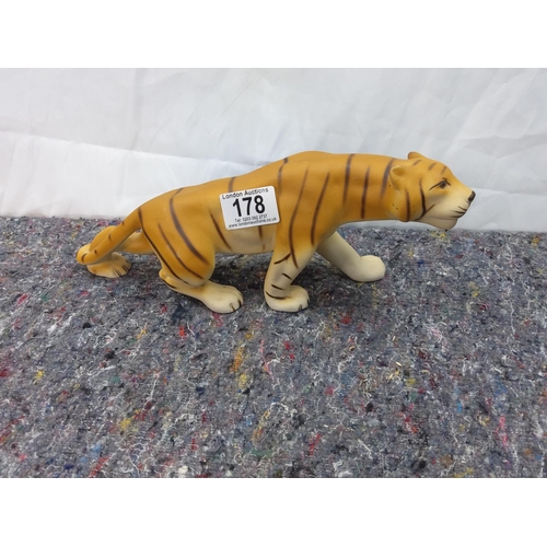 178 - Royal Dux Tiger Figurine