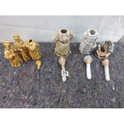 218 - Collection of Nodding Figurines