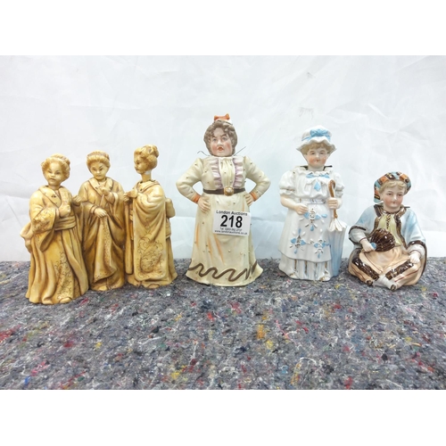 218 - Collection of Nodding Figurines