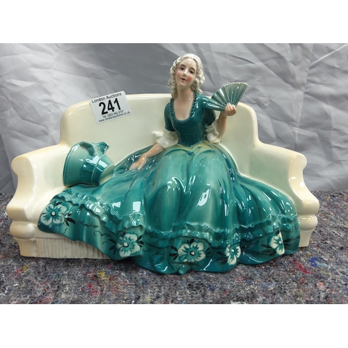 241 - Katzhutte Figurine of a Lady Seated on a Couch