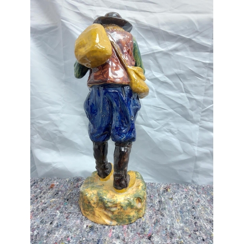 290 - Whieldon Style Staffordshire Pottery Figurine