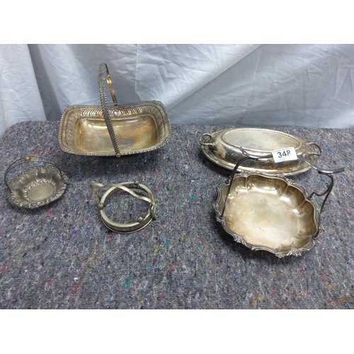 348 - Good Lot of Silver Plated Items Antique/Vintage