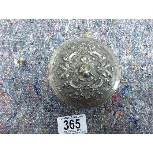 365 - Portugese Hallmarked Silver Trinket Pot (90g)