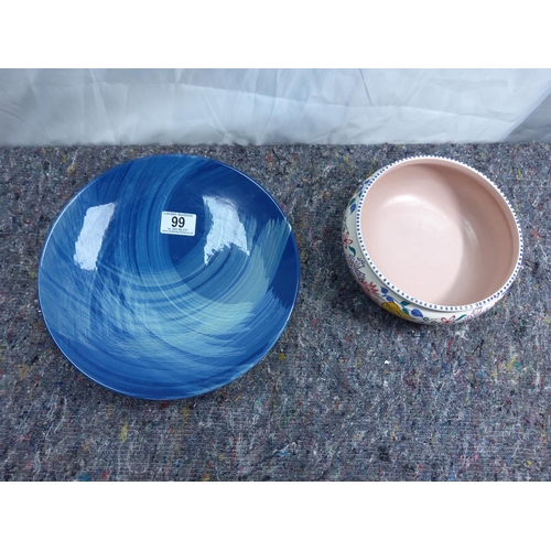 99 - 2 Pieces of Poole Pottery
