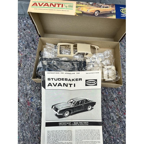 513 - Aurora Studebaker Avanti Kit No 560-Modelling Kit Unused