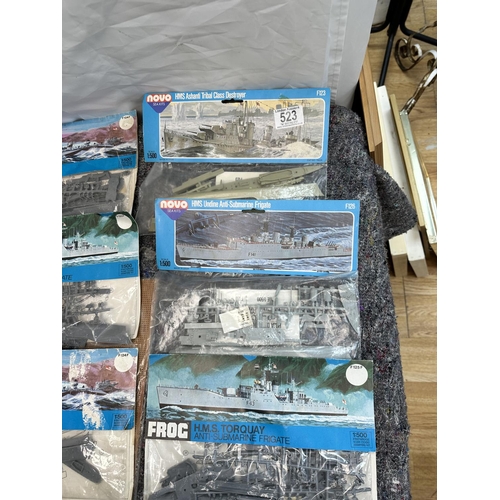 523 - Lot of Unused Vintage Naval Modelling Kits incl. Frog etc