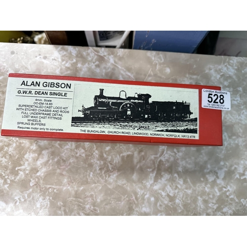 528 - Alan Gibson Mint and Boxed GWR Dean Single Locomotive Modelling Kit (unused)