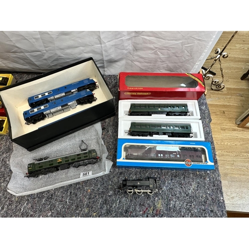 581 - Assorted Trains, Locomotives incl. Airfix , Tri-ang, etc