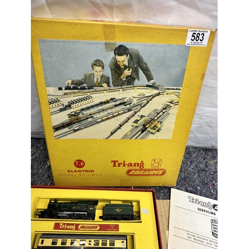 583 - Mint and Boxed Vintage Tri-ang Train Set