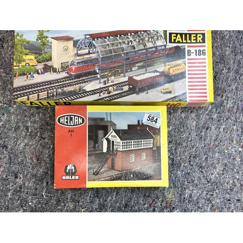 584 - Lot of Mint and Boxed Heljan and Faller Railway Scenery