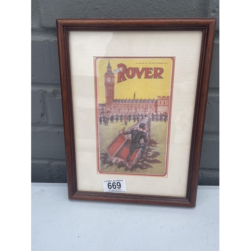 669 - Vintage Print-The Rover