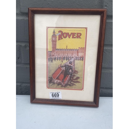 669 - Vintage Print-The Rover