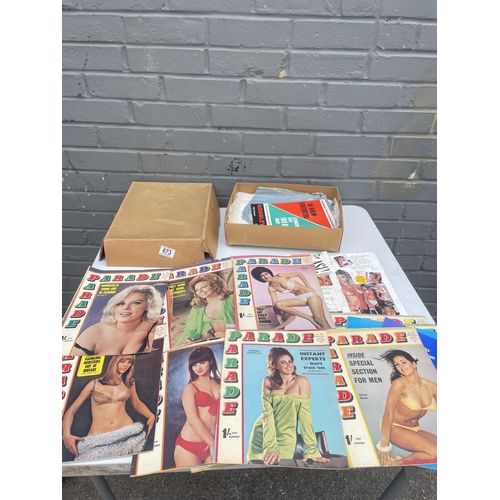 673 - Lot of Vintage Magazines-Playboy etc