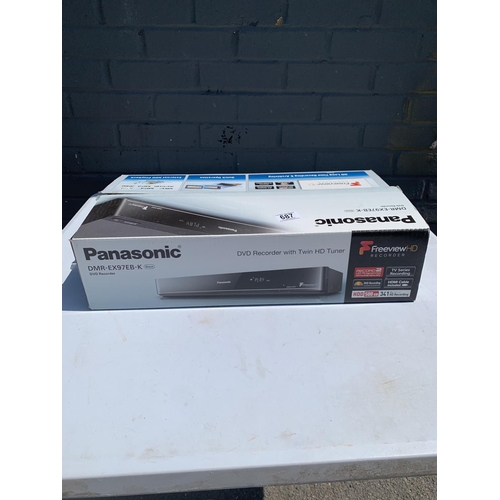 687 - Brand New Panasonic DMR-EX97 DVD Recorder