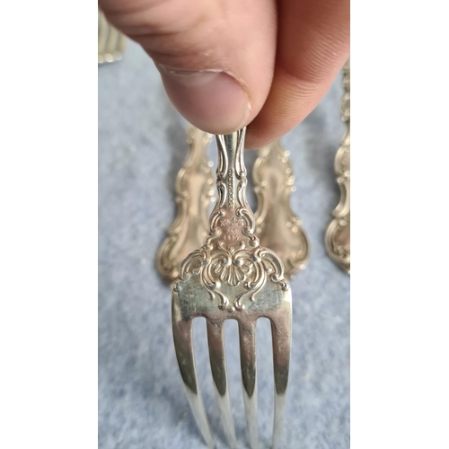 1 - Lot of Gorham Sterling Silver Forks (250g)