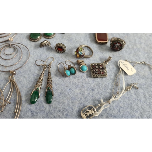 24 - Good Joblot of Assorted Silver Jewellery (123g)