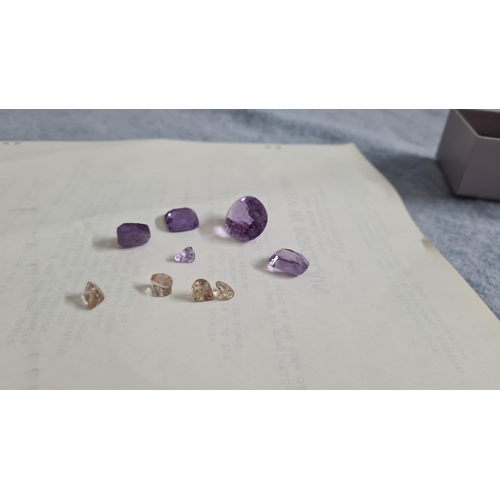 28 - Approx 70ct of Loose Amethyst Stones plus other loose gemstones
