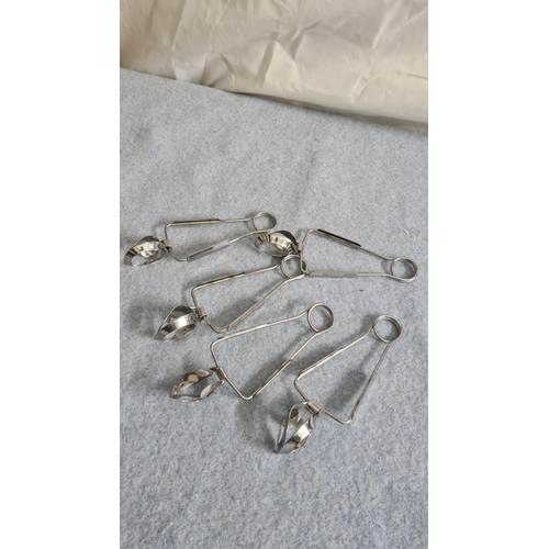 3 - Lot of 5 Vintage French Inox Table Nips