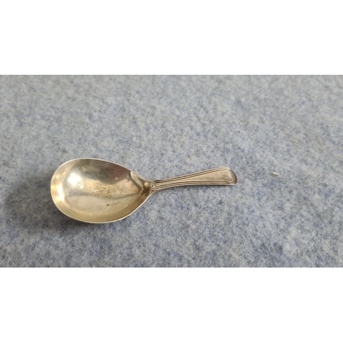 9 - William Eley & William Fearn George III Hallmarked Silver Caddy Spoon