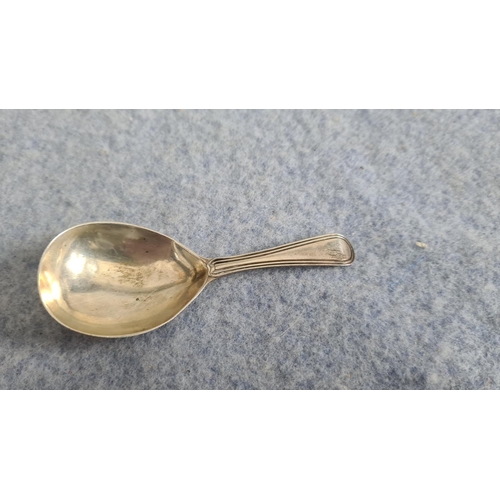 9 - William Eley & William Fearn George III Hallmarked Silver Caddy Spoon