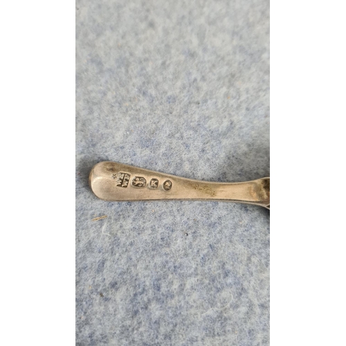 9 - William Eley & William Fearn George III Hallmarked Silver Caddy Spoon