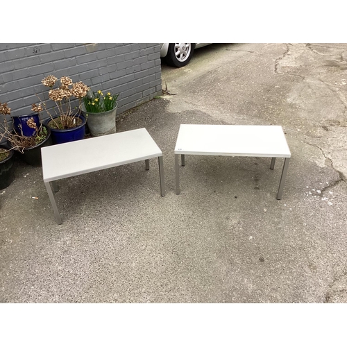 779 - Pair of Vintage Mid Century Formica Top Coffee Tables